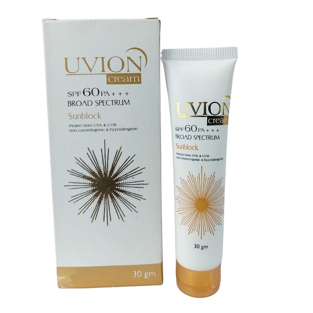 Uvion Sunblock Cream SPF 60+++ 30 gm
