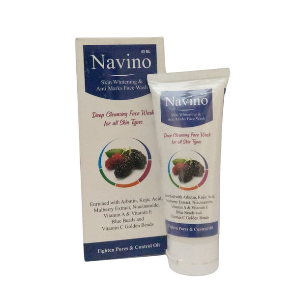 Navino Skin Whitening & Anti Marks Face Wash 65ml – Amforia.pk