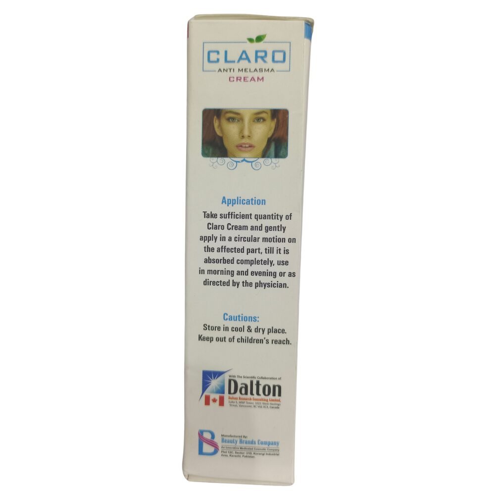 Claro Anti Melasma Cream