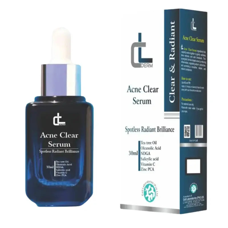 Acne Clear Serum 30ml – Anti Acne, Spotless & Radiant Skin with Salicylic Acid