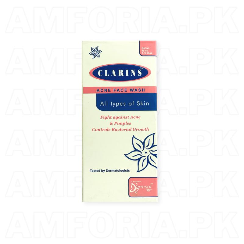 Clarins Acne Face Wash 50ml-Amforia.pk