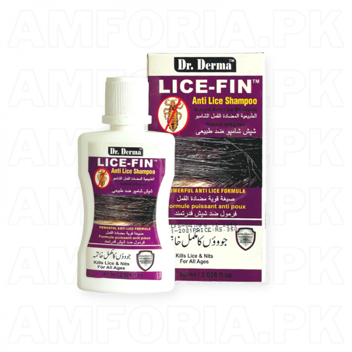 Lice-Fin Anti Lice Shampoo 60ml-Amforia.pk (1)