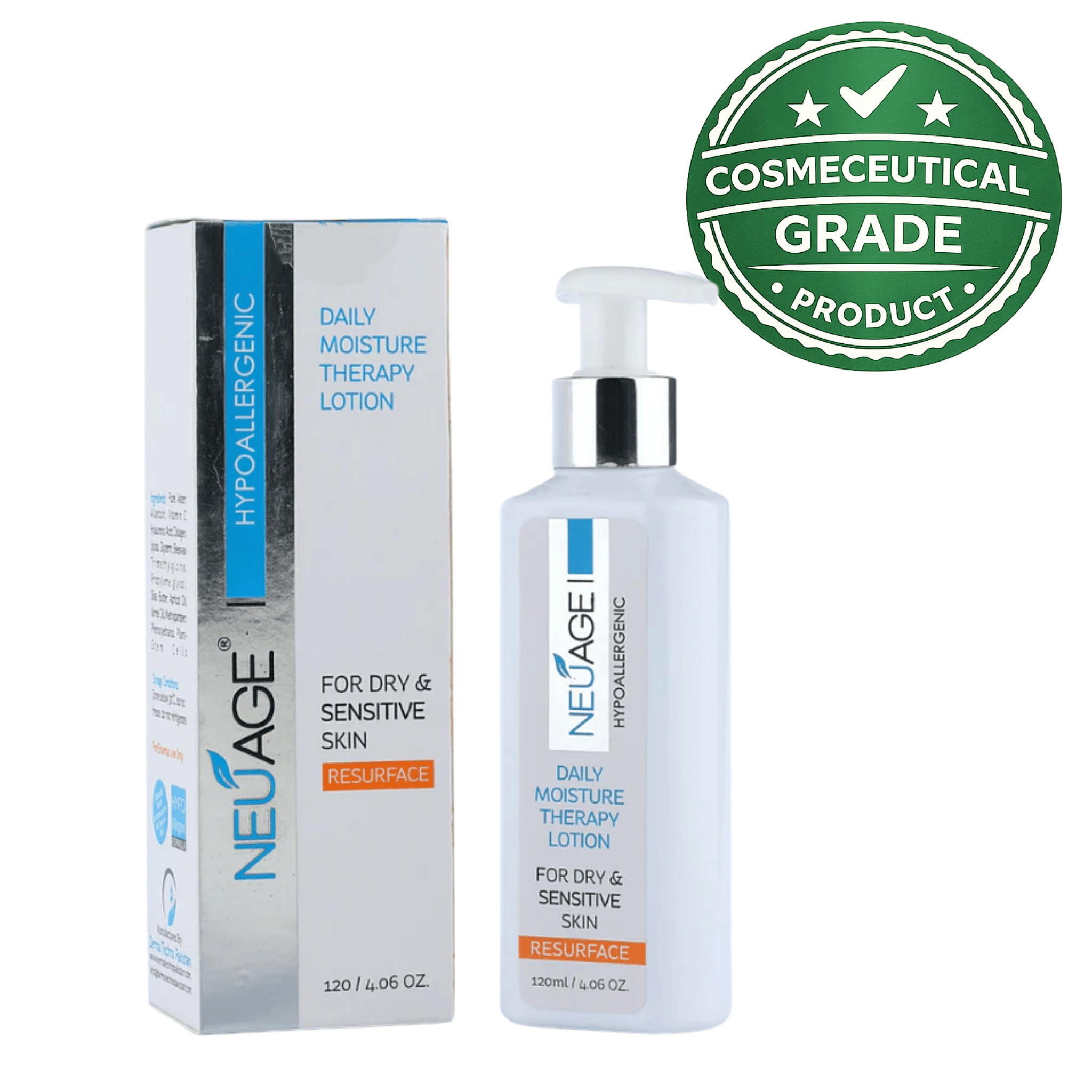 Neufage hypoallergenic daily moisture therapy lotion