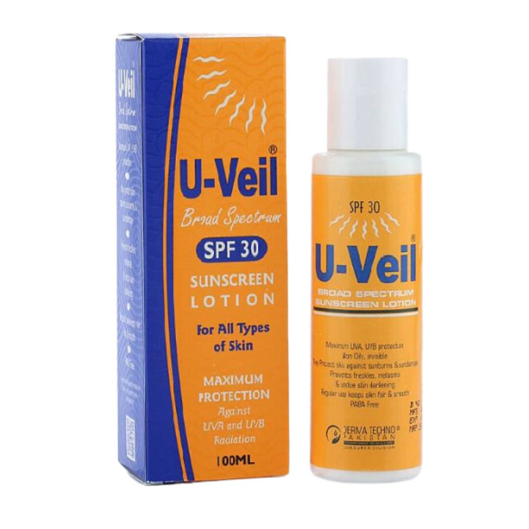 U-Veil Broad Spectrum Sunscreen lotion SPF 30 100ml