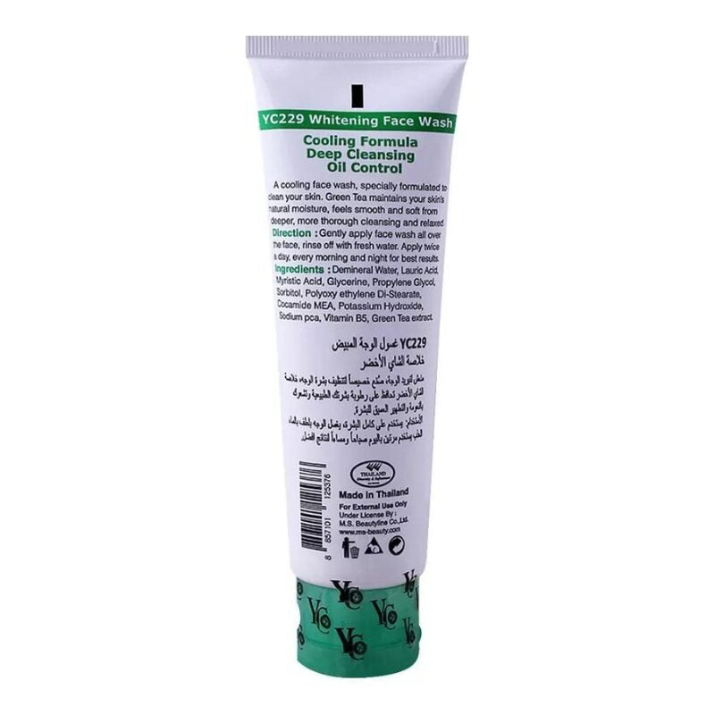 YC Face Wash Green Tea Extract, 100ml