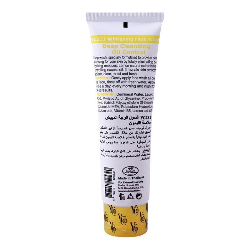 YC Whitening Face Wash Lemon Extract 100ml