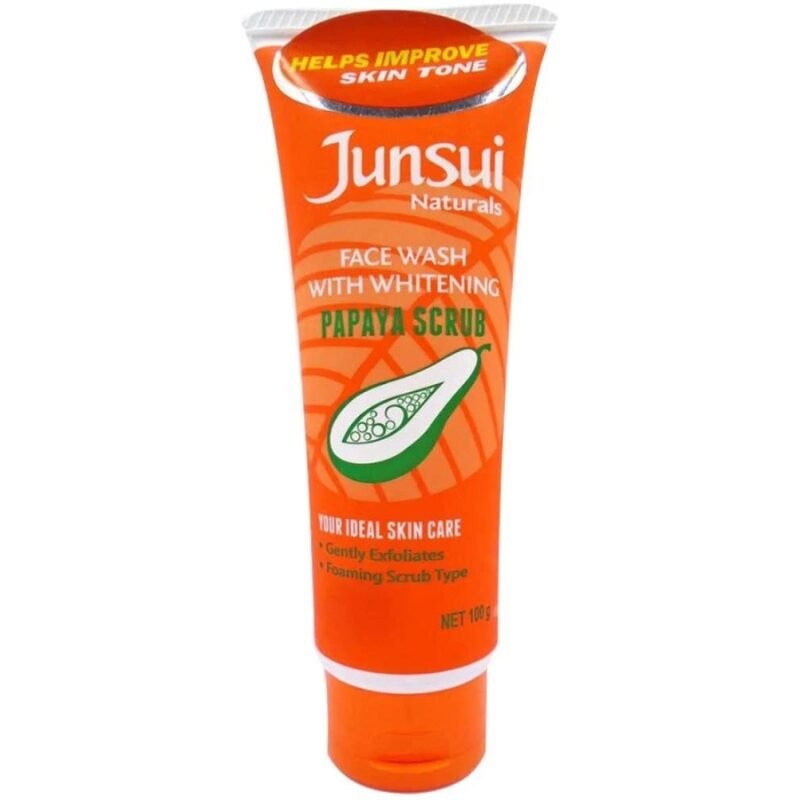 Junsui Naturals Face Wash Papaya Scrub 100gm