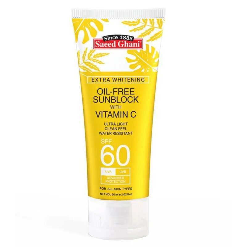 Saeed Ghani Vitamin C Sunblock SPF60 60ml