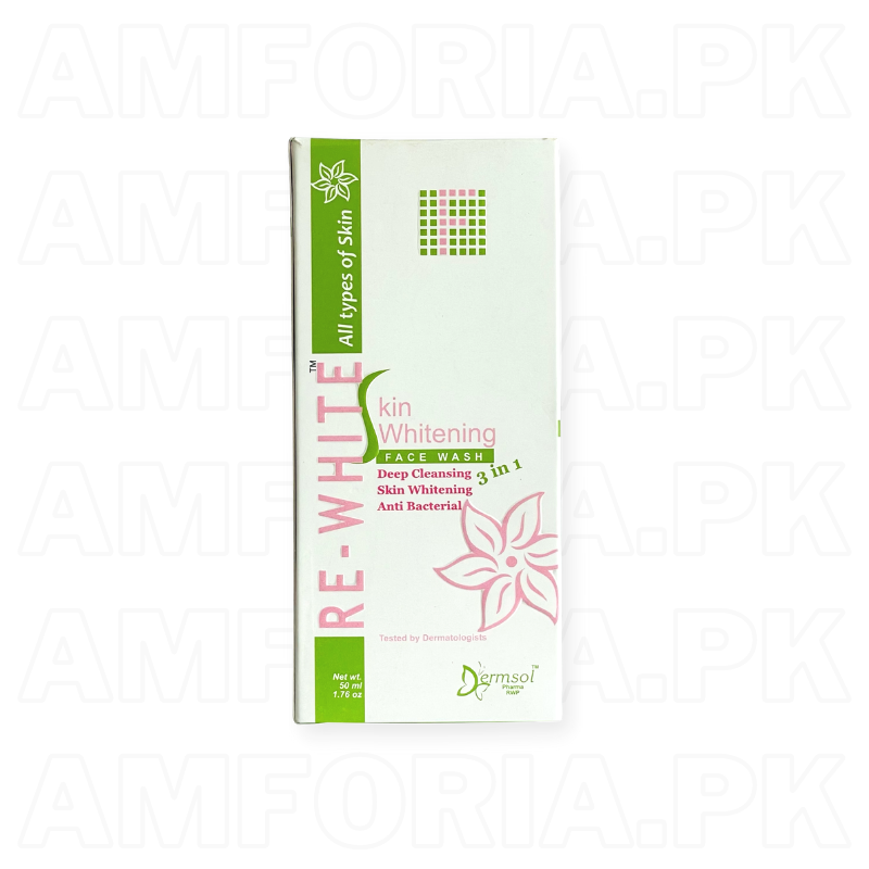 Re White Whitening Face Wash 50ml-Amforia.pk