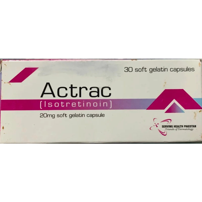 Actrac (Isotretinoin) 20mg Soft Gelatin Capsule