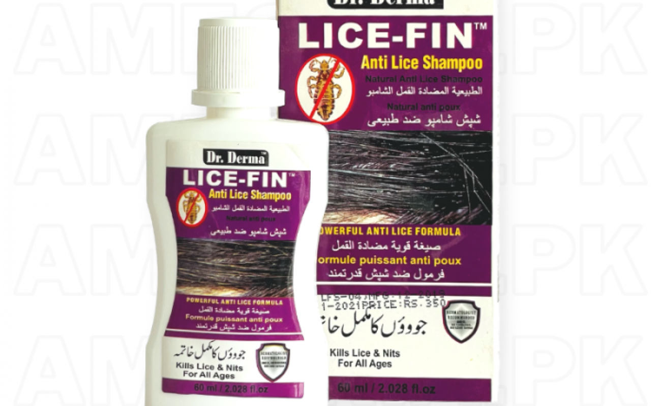 Lice-Fin Anti Lice Shampoo 60ml-Amforia.pk (1)