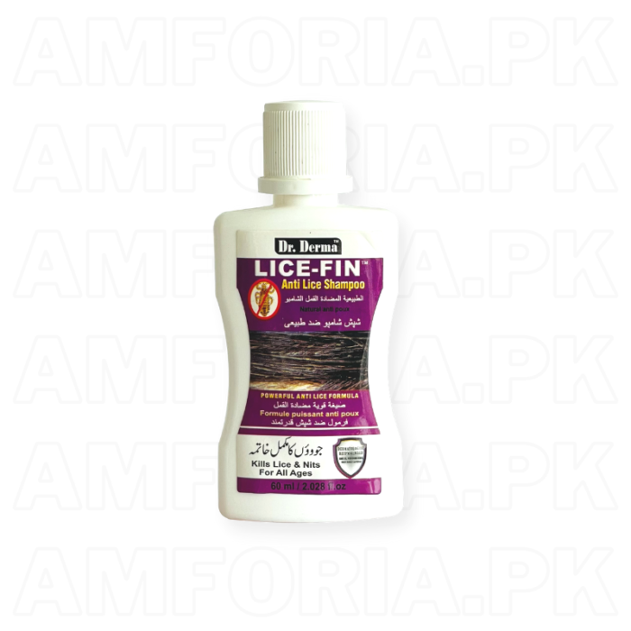 Lice-Fin Anti Lice Shampoo 60ml-Amforia.pk (2)