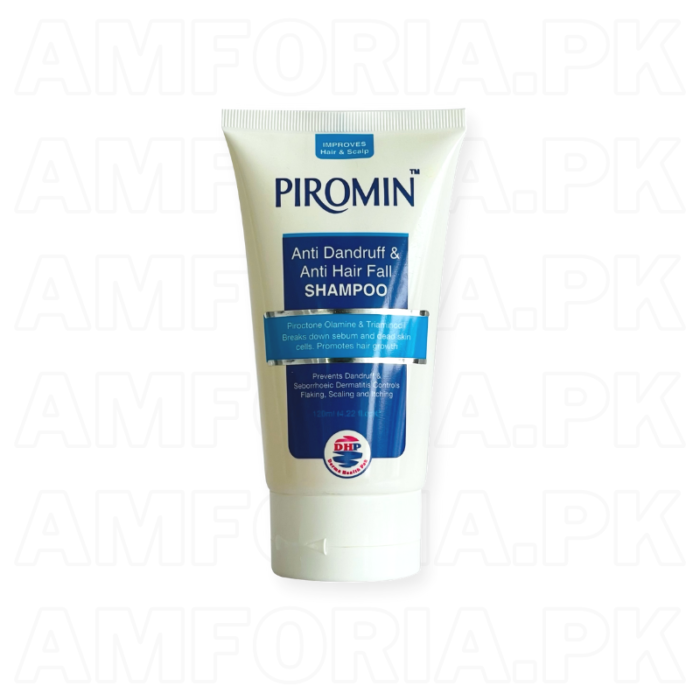 Piromin Anti Dandruff & Hair Fall Shampoo 120ml-Amforia.pk (2)