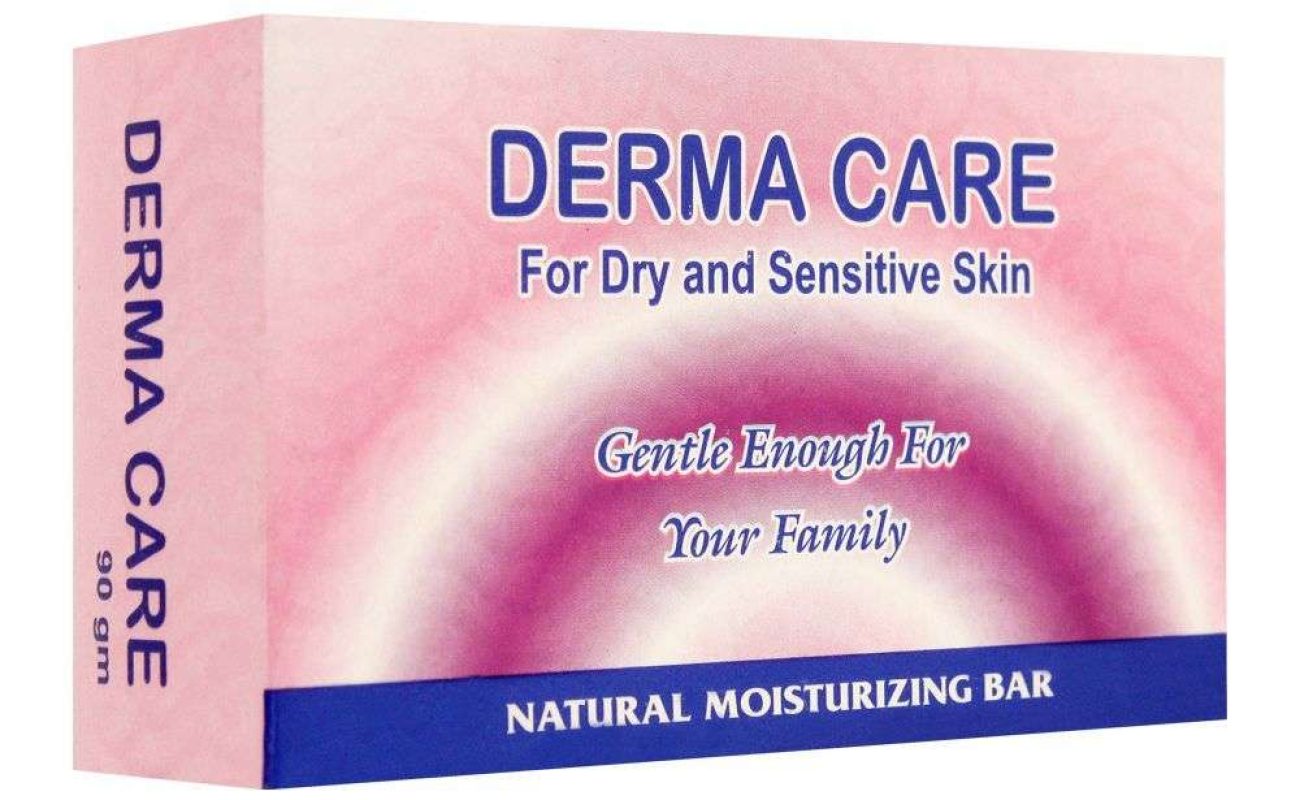 Derma Care Natural Moisturizing Soap Bar, For Dry & Sensitive Skin. 100g
