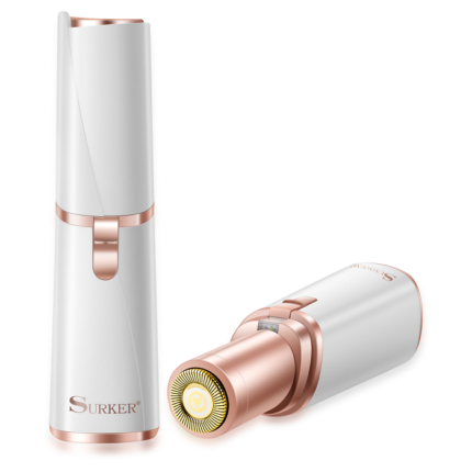 Surker New Products Sk-8006 Hair Removal Device LED Light Design Gentle Removal of Dry Battery Mini Hair Trimmer