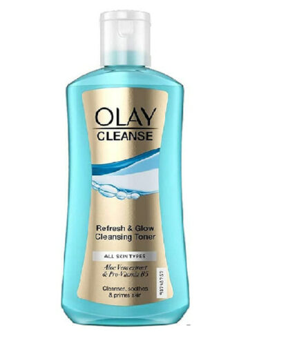 Olay Cleanse Refresh & Glow Cleansing Toner, All Skin Types, 200 ml