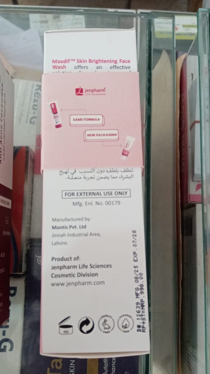 MAXDIF Face wash 100ml - Image 3