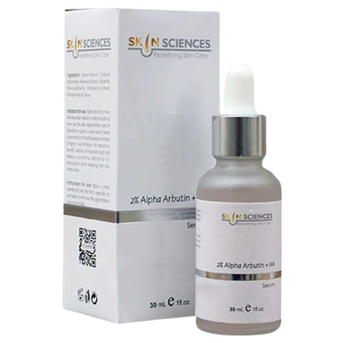 Skin Sciences Redefining Skin Care 2% Arbutin + HA Serum