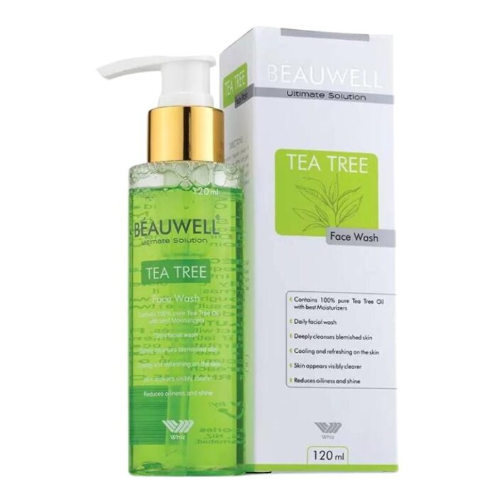 BEAUWELL TEA TREE FACE WASH 120ml