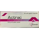 Actrac (Isotretinoin) 20mg Soft Gelatin Capsule