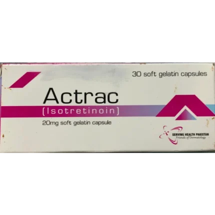 Actrac (Isotretinoin) 20mg Soft Gelatin Capsule