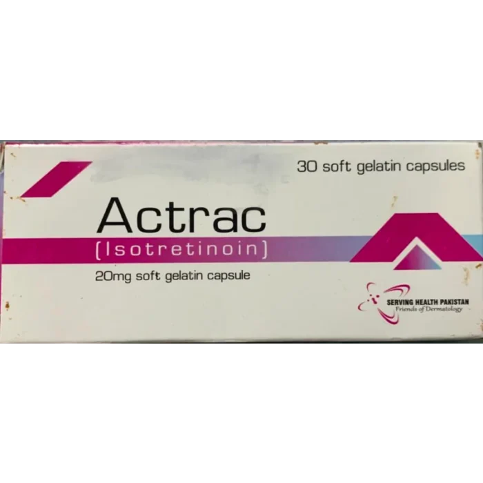 Actrac (Isotretinoin) 20mg Soft Gelatin Capsule