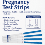 Pregnancy Test Strips Pack – HCG Urine Test Kit – Fast & Accurate Home Testing – (Pack of 5)