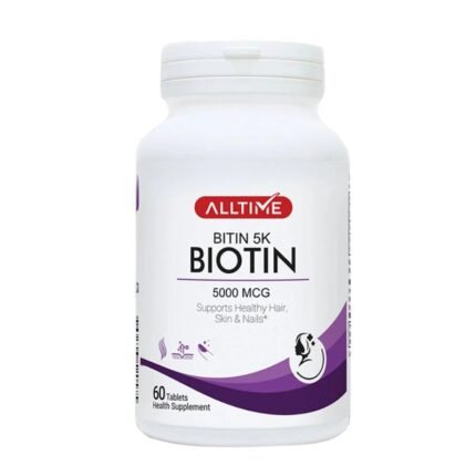 Alltime Bitin 5K (Biotin 5000mcg), 60 Tablets