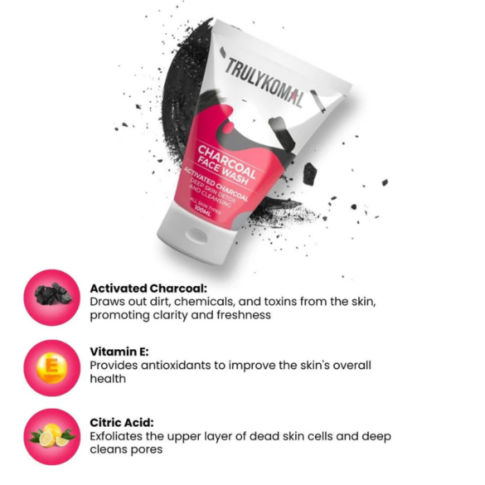 Charcoal Face wash 100ml